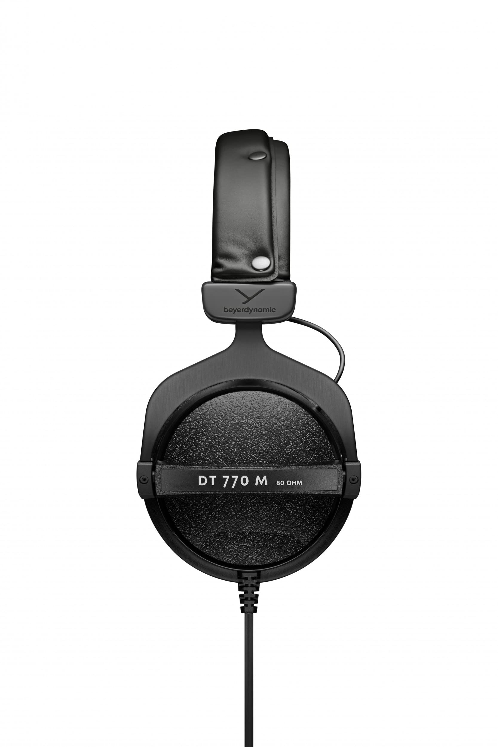beyerdynamic DT 770 M 80 Ohm Over-Ear-Monitor Headphones in black, closed design, wired, volume control for drummers and sound e